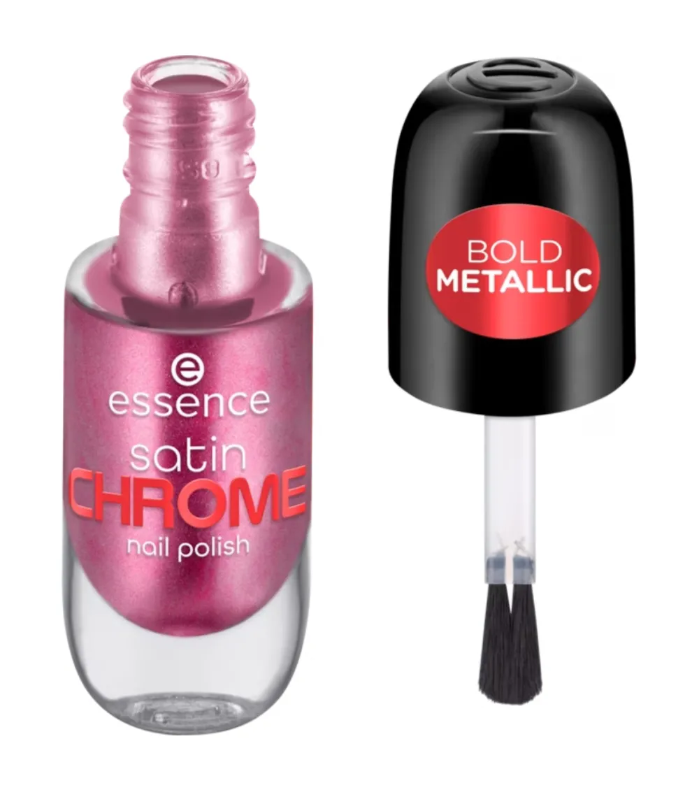 Esmalte de uñas Satin Chrome - 03: Meta Maroon>essence Hot