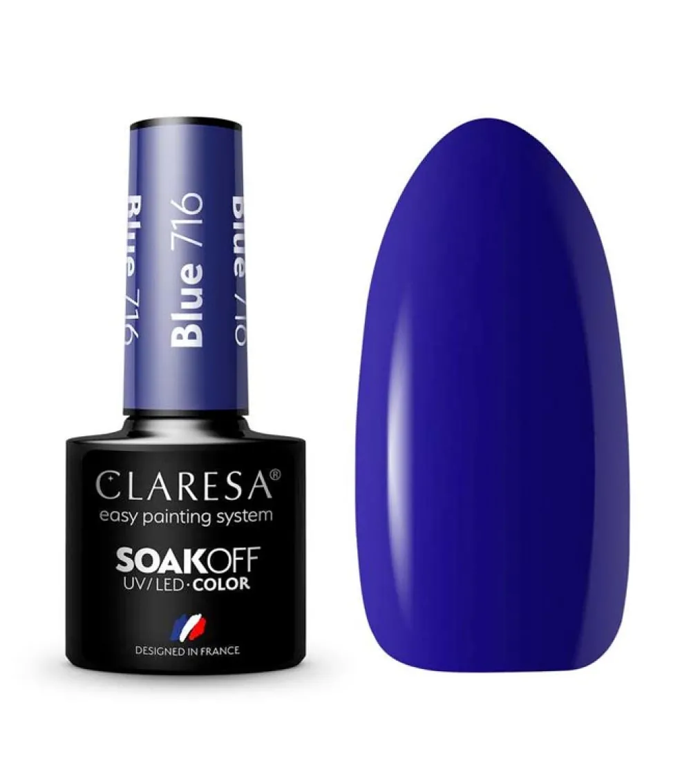 Esmalte semipermanente Soak off - 716: Blue>Claresa Discount