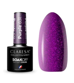 Esmalte semipermanente Soak off - 631: Purple>Claresa Best