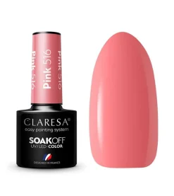Esmalte semipermanente Soak off - 516: Pink>Claresa Hot