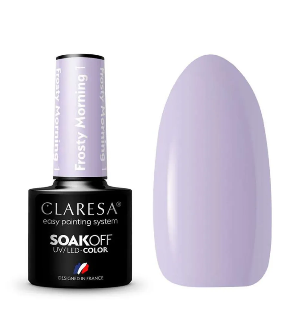 Esmalte semipermanente Soak off - 01: Frosty Morning>Claresa Hot