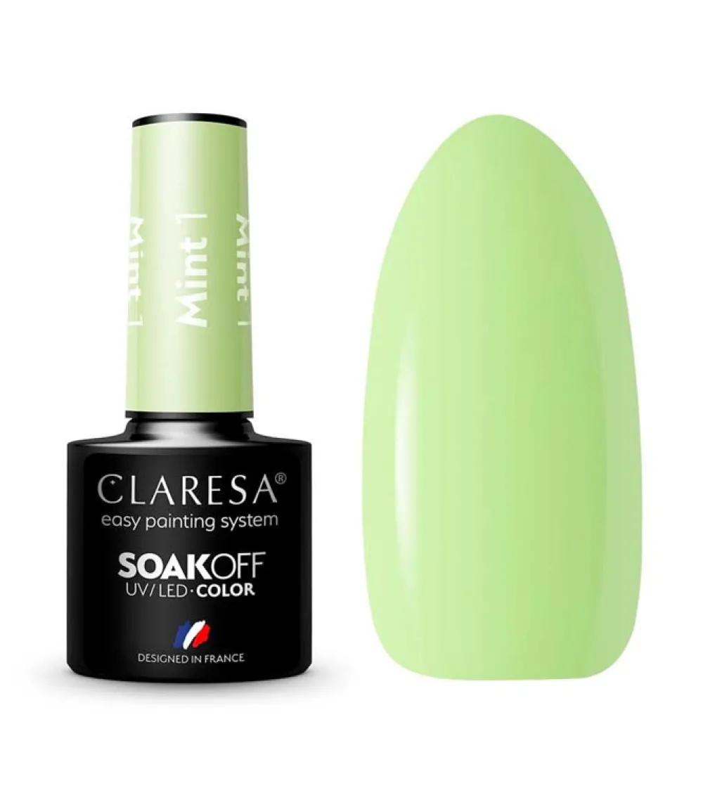 Esmalte semipermanente Soak off - 01: Mint>Claresa Outlet