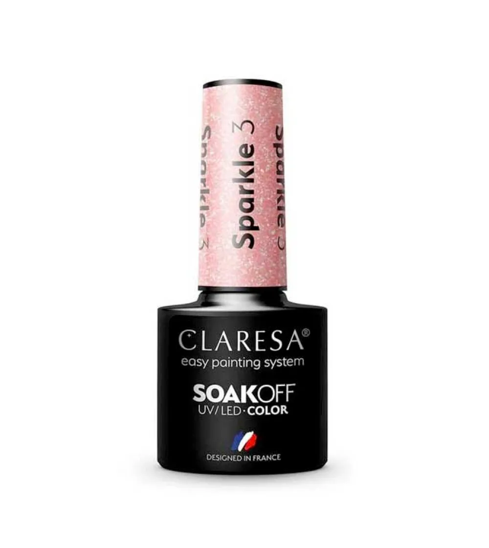 Esmalte semipermanente Soak off - 03: Sparkle>Claresa Outlet