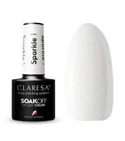 Esmalte semipermanente Soak off - 01: Sparkle>Claresa Hot