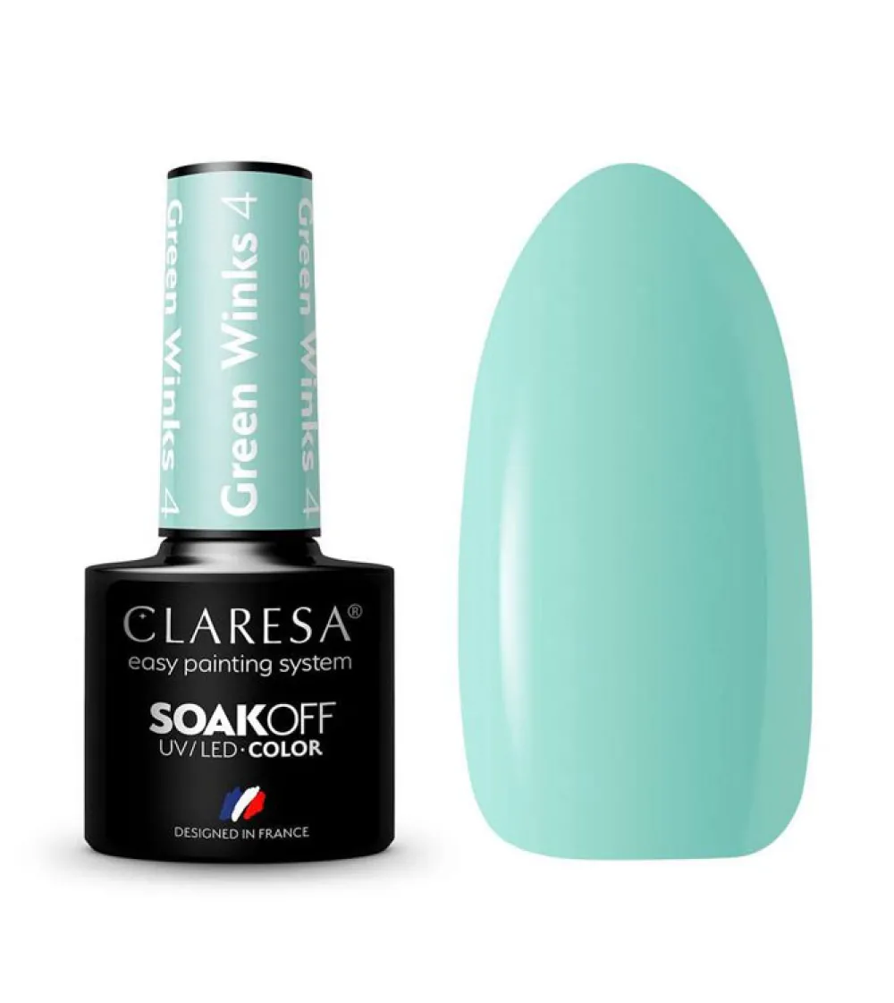 Esmalte semipermanente Soak off - 04: Green Winks>Claresa New