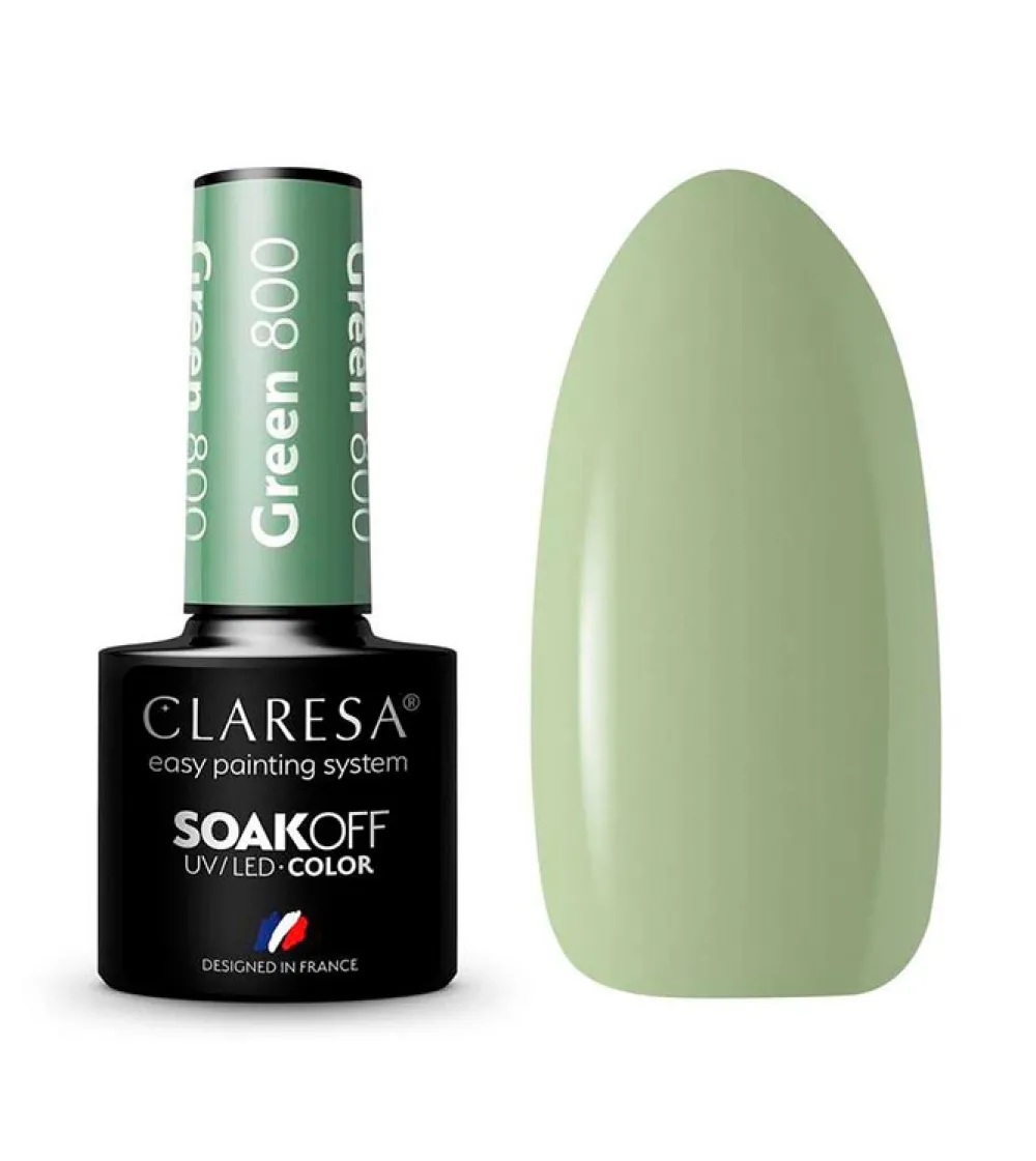 Esmalte semipermanente Soak off - 800: Green>Claresa Sale