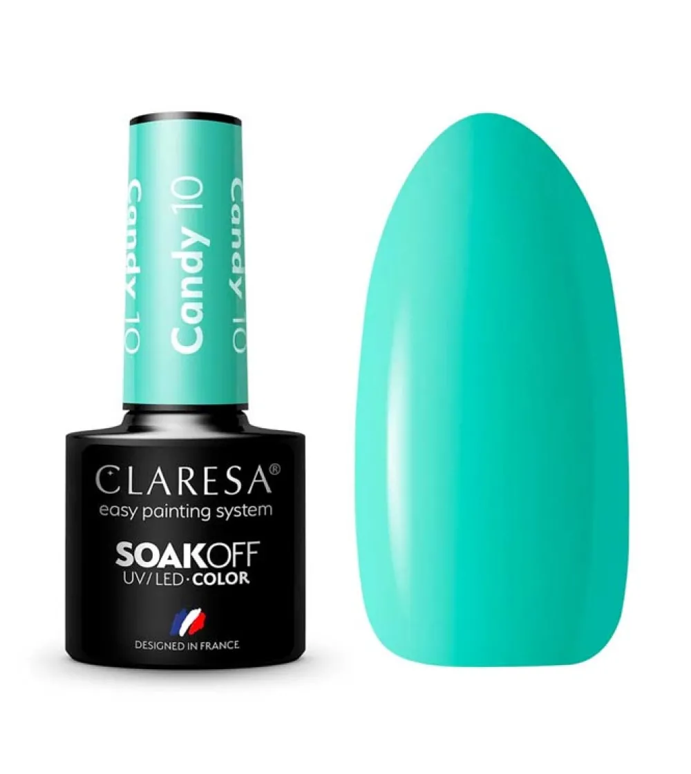 Esmalte semipermanente Soak off - 10: Candy>Claresa Hot