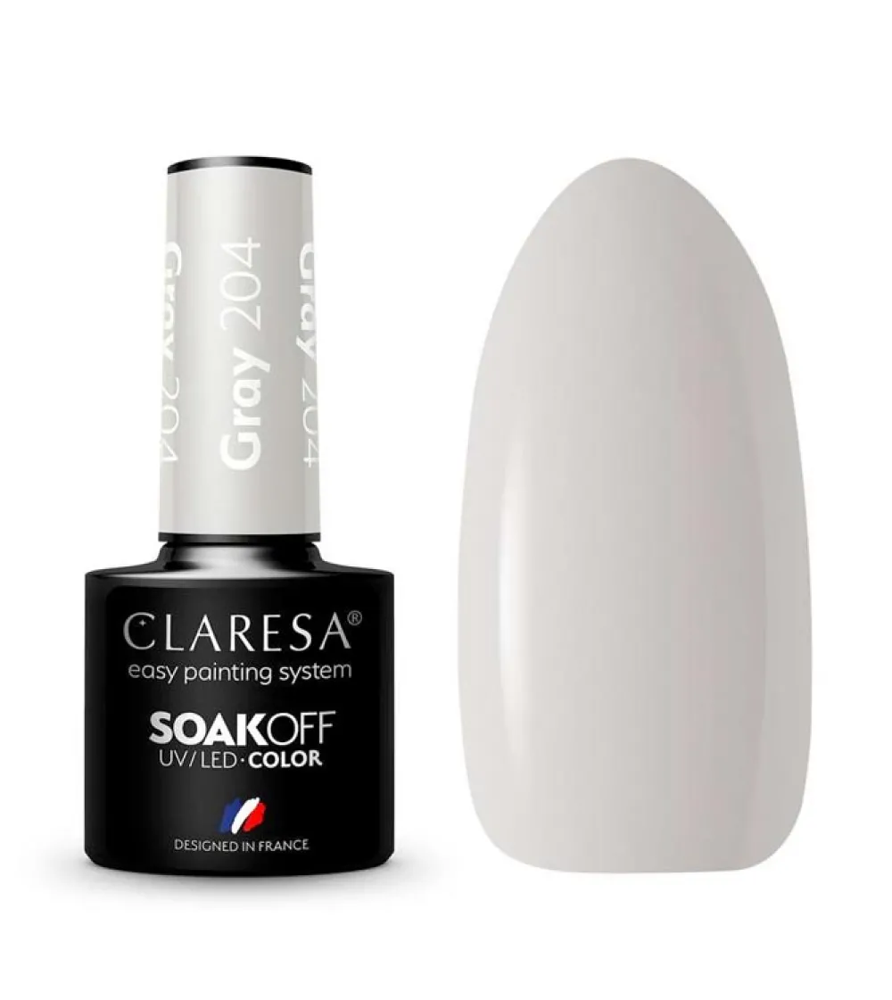 Esmalte semipermanente Soak off - 204: Gray>Claresa Sale