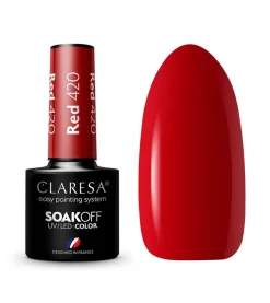 Esmalte semipermanente Soak off - 420: Red>Claresa Best