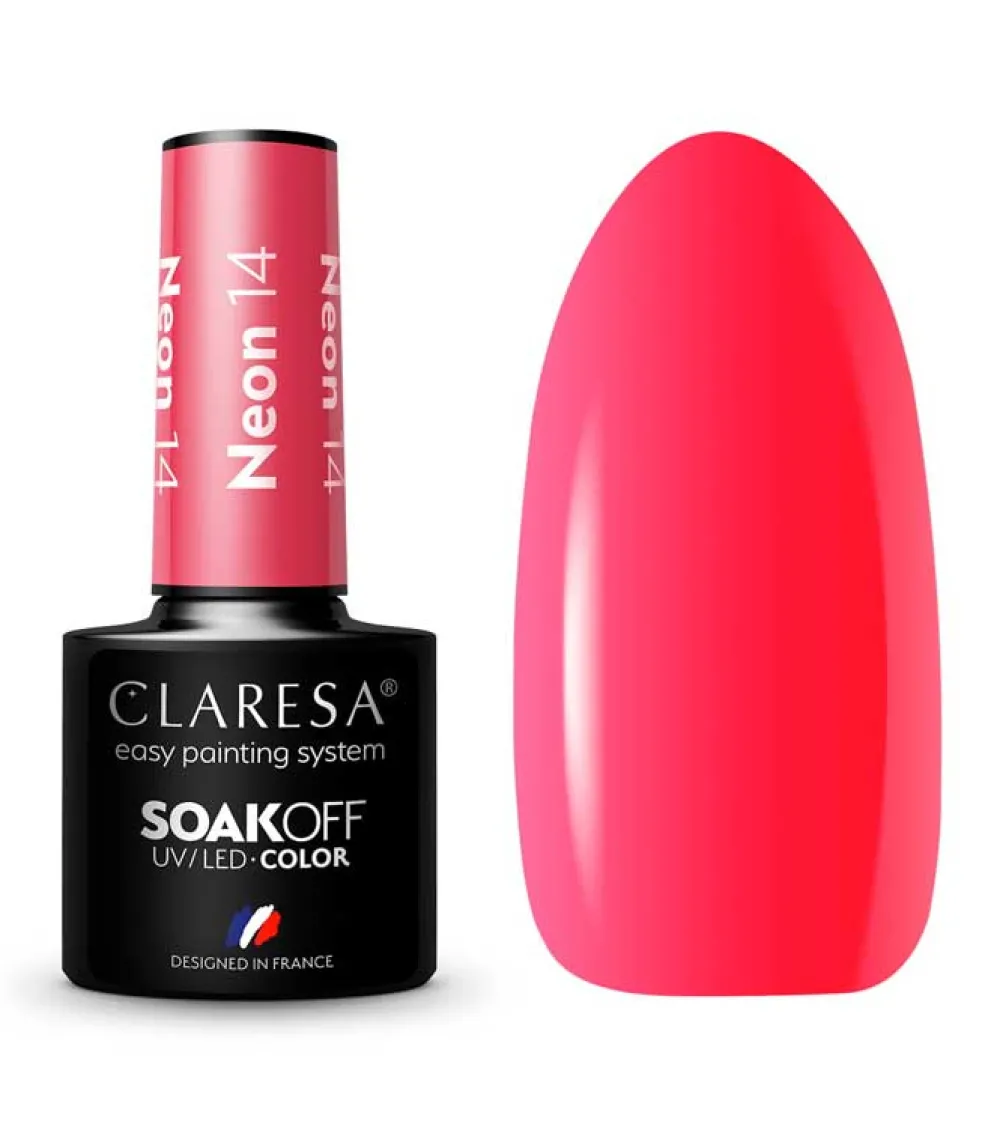Esmalte semipermanente Soak off - 14: Neon>Claresa Outlet