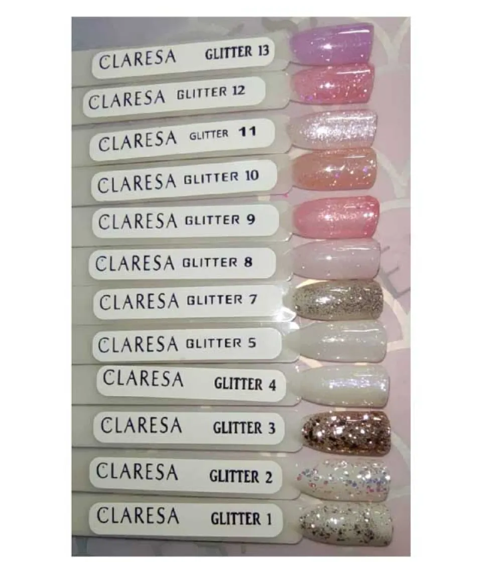 Esmalte semipermanente Soak off - 01: Glitter>Claresa Best
