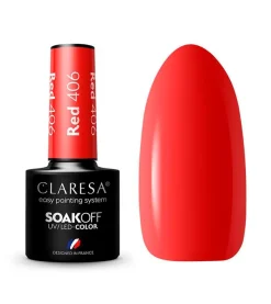 Esmalte semipermanente Soak off - 406: Red>Claresa Sale