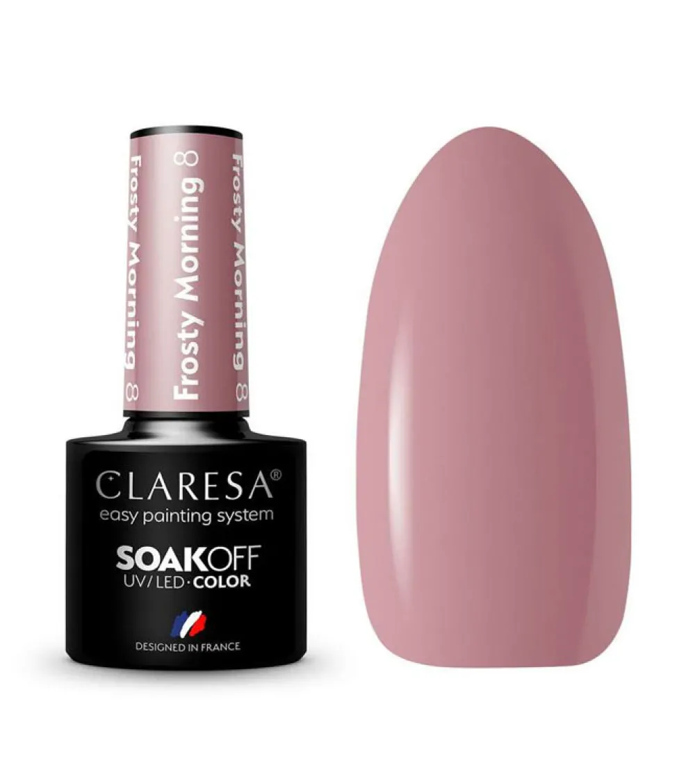 Esmalte semipermanente Soak off - 08: Frosty Morning>Claresa Sale