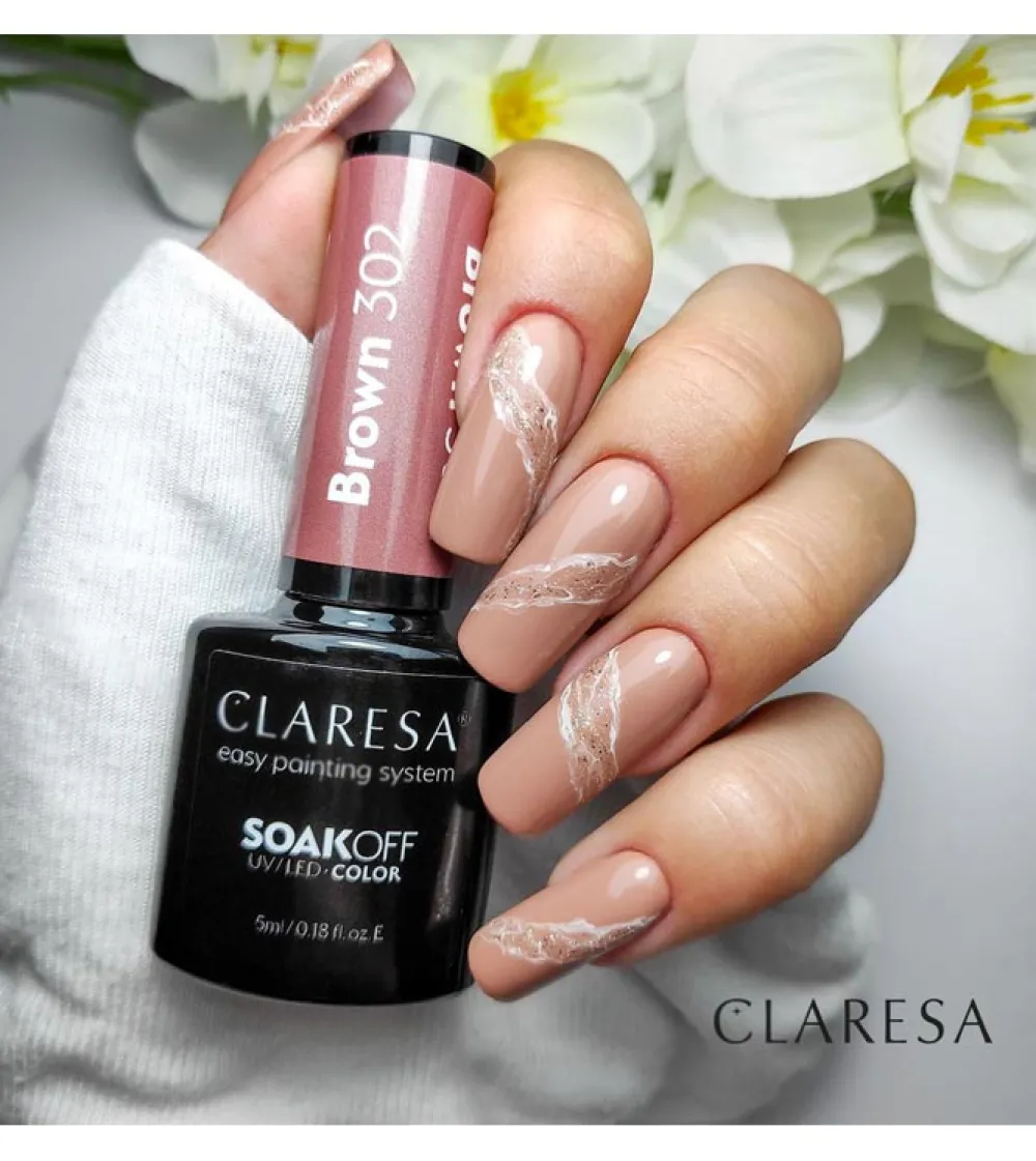 Esmalte semipermanente Soak off - 302: Brown>Claresa