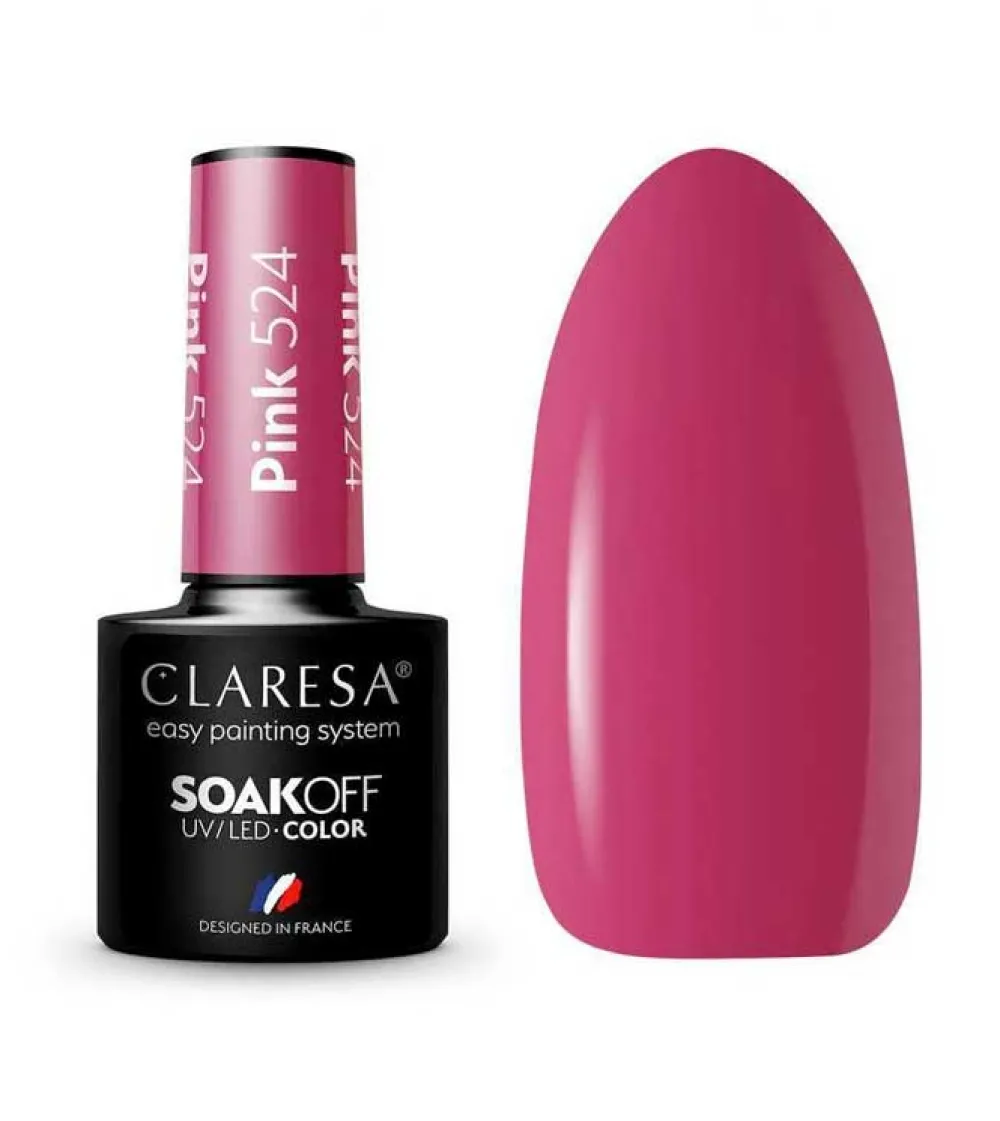 Esmalte semipermanente Soak off - 524: Pink>Claresa Clearance