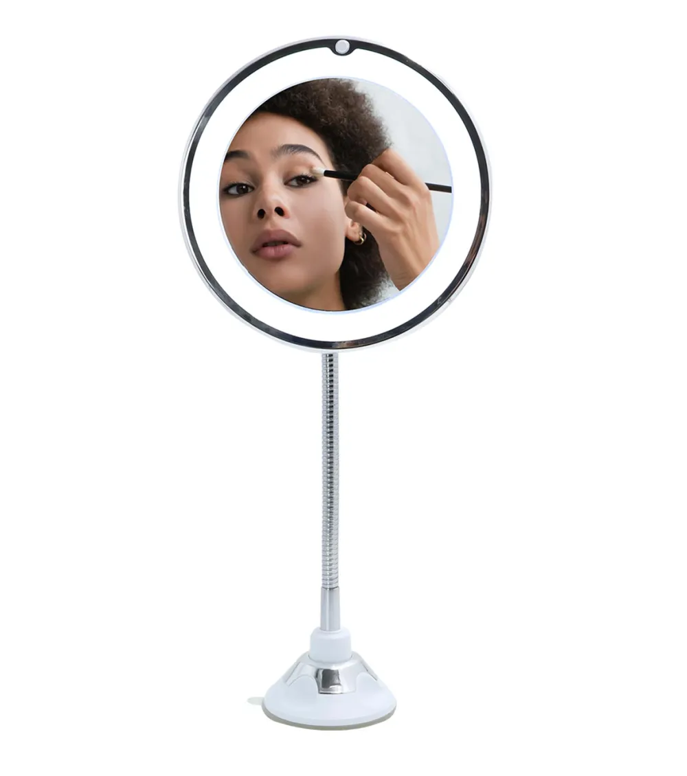 Espejo de maquillaje 360° con Iluminación LED TH-BY07>Thulos New