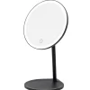 Espejo de tocador negro recargable con Iluminación LED Regulable>MQBeauty