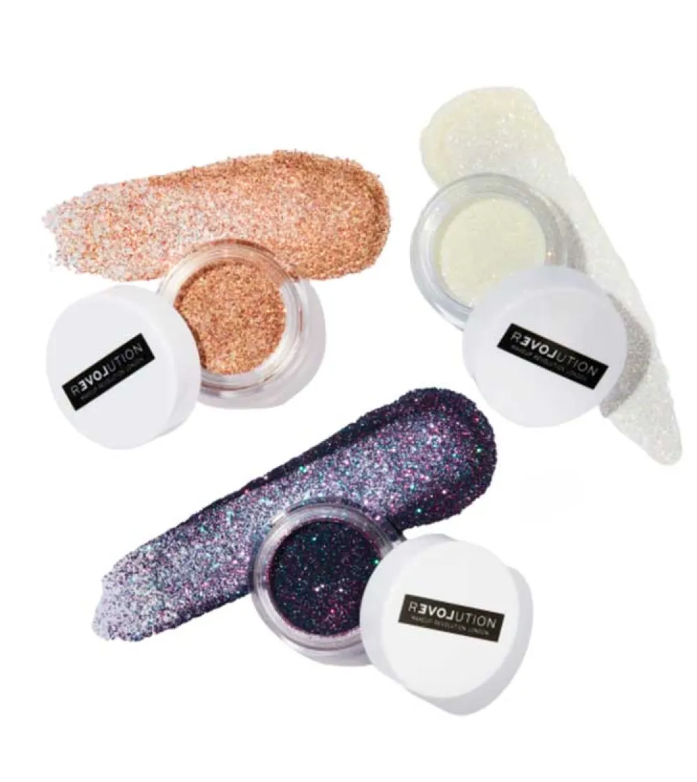 *Euphoric* - Glitter suelto iridiscente multiusos - Ice White>Revolution Relove New