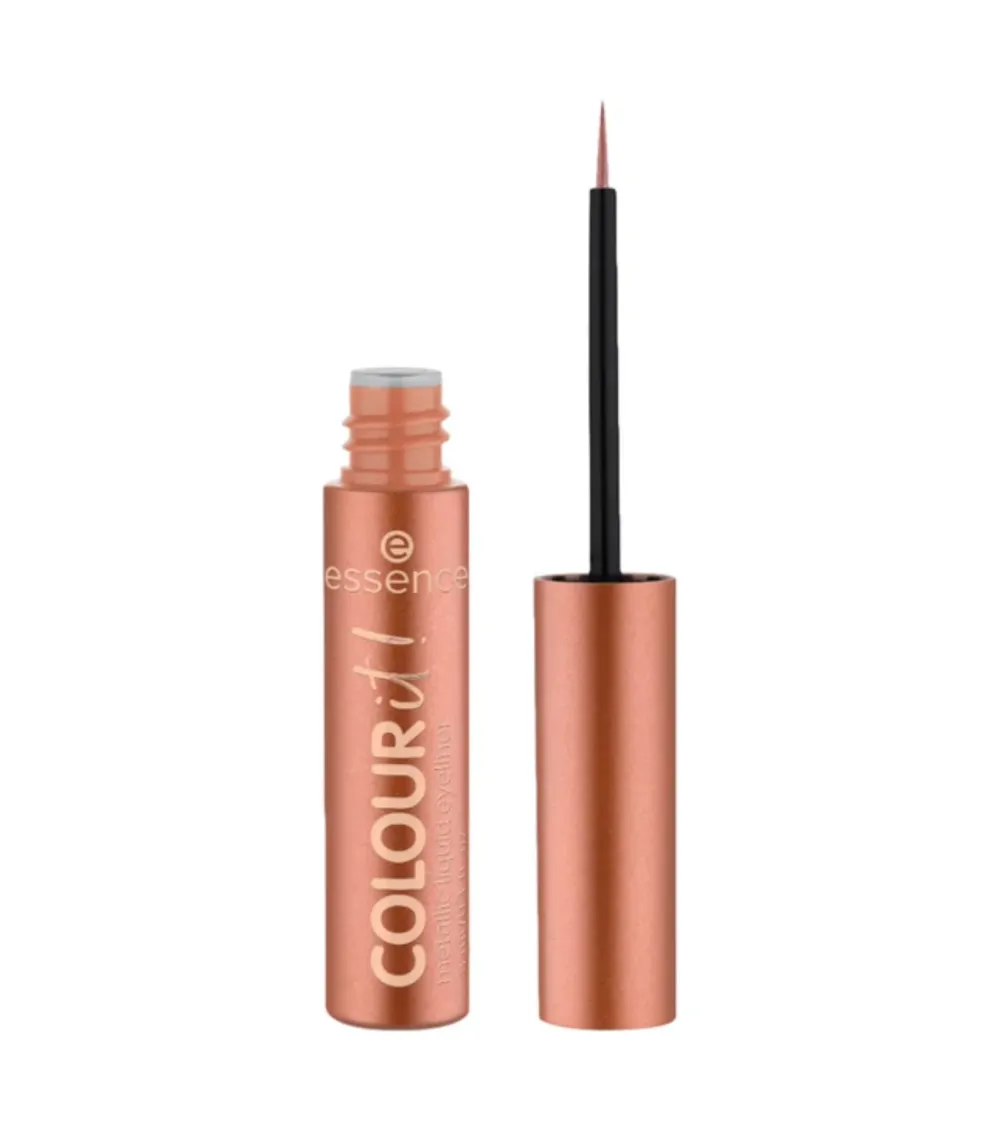 Eyeliner líquido metálico COLOUR it! - 01: Burnished Bronze>essence New