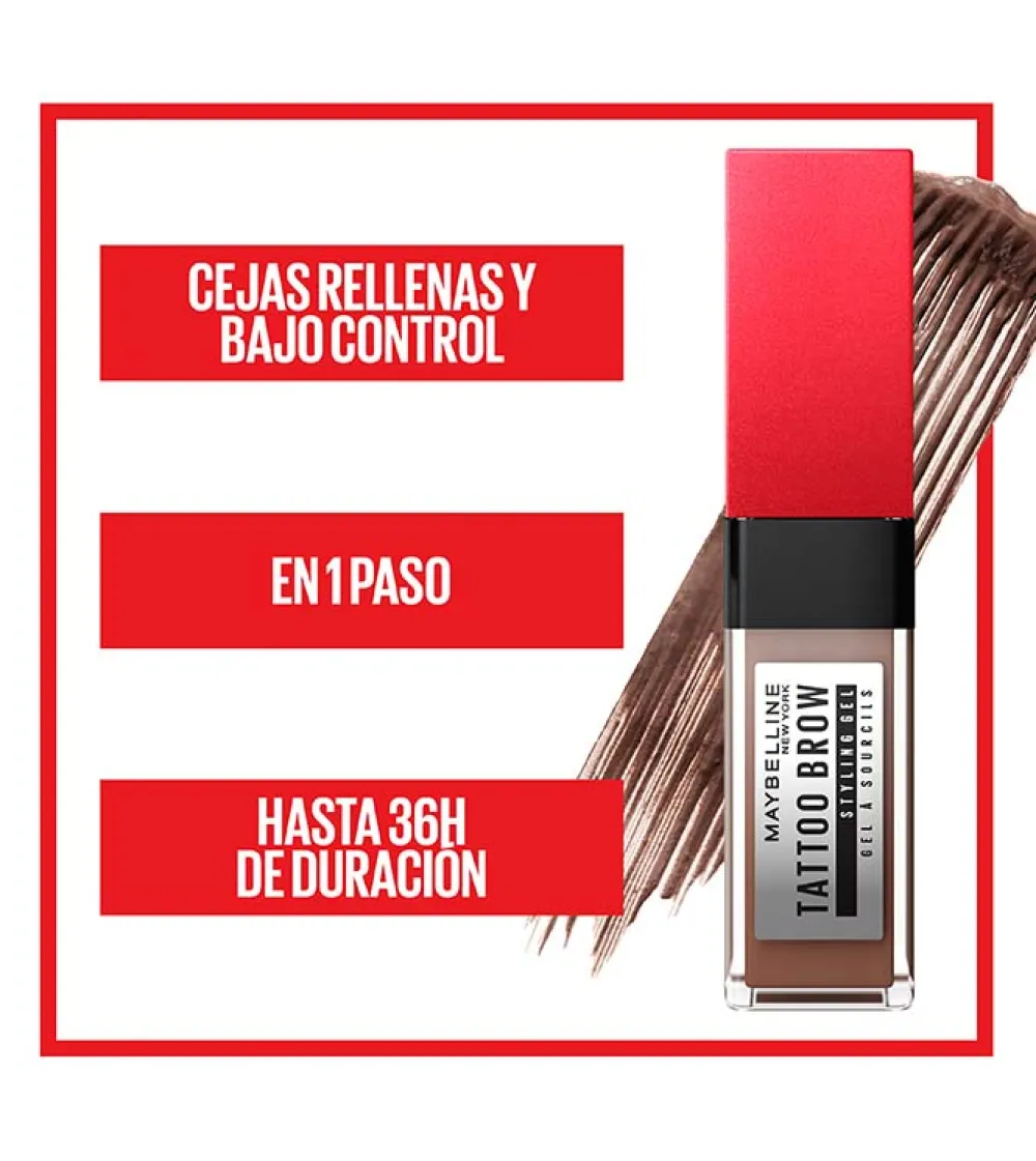 Gel de cejas Tattoo Brow - 250: Blonde>Maybelline Outlet