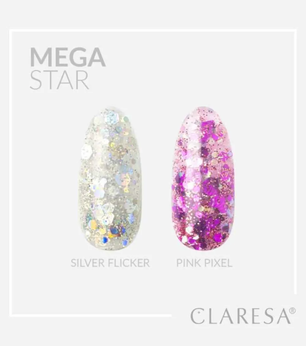 Gel de decoración de uñas Megastar - Pink Pixel>Claresa Sale