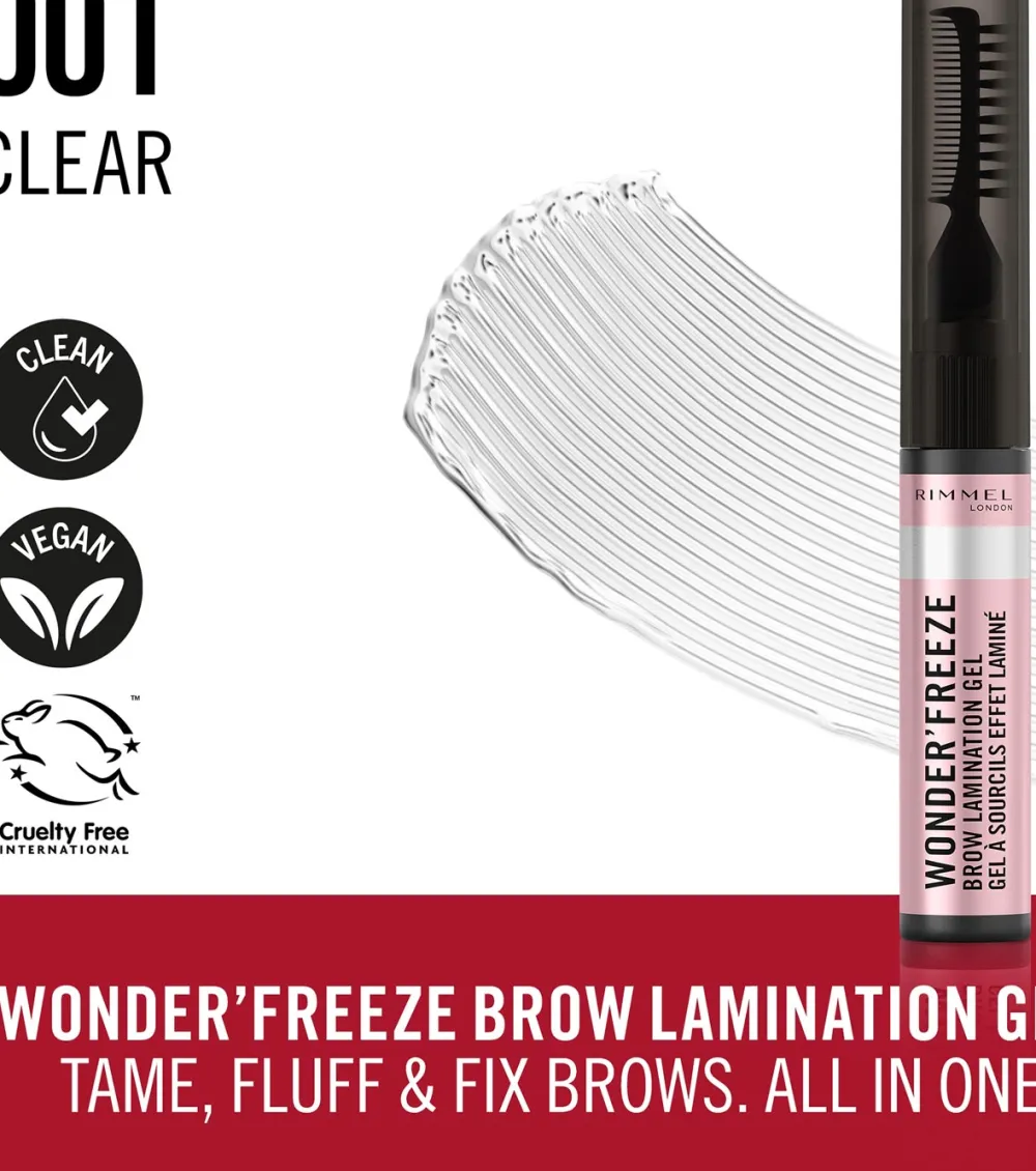 Gel fijador de cejas Wonder´ Freeze - 001: Clear>Rimmel London Sale