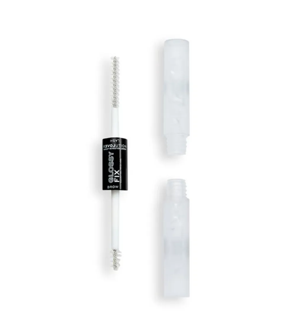Gel para cejas y máscara de pestañas Glossy Fix - Transparente>Revolution Relove New