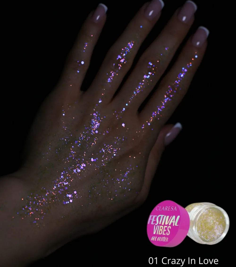 Glitter en gel Festival Vibes - 01: Crazy in Love>Claresa Discount