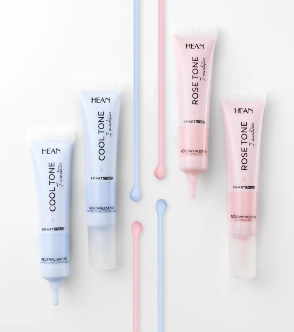 Gotas para cambiar el subtono de la base Smart Drops - Rose Tone>Hean Hot