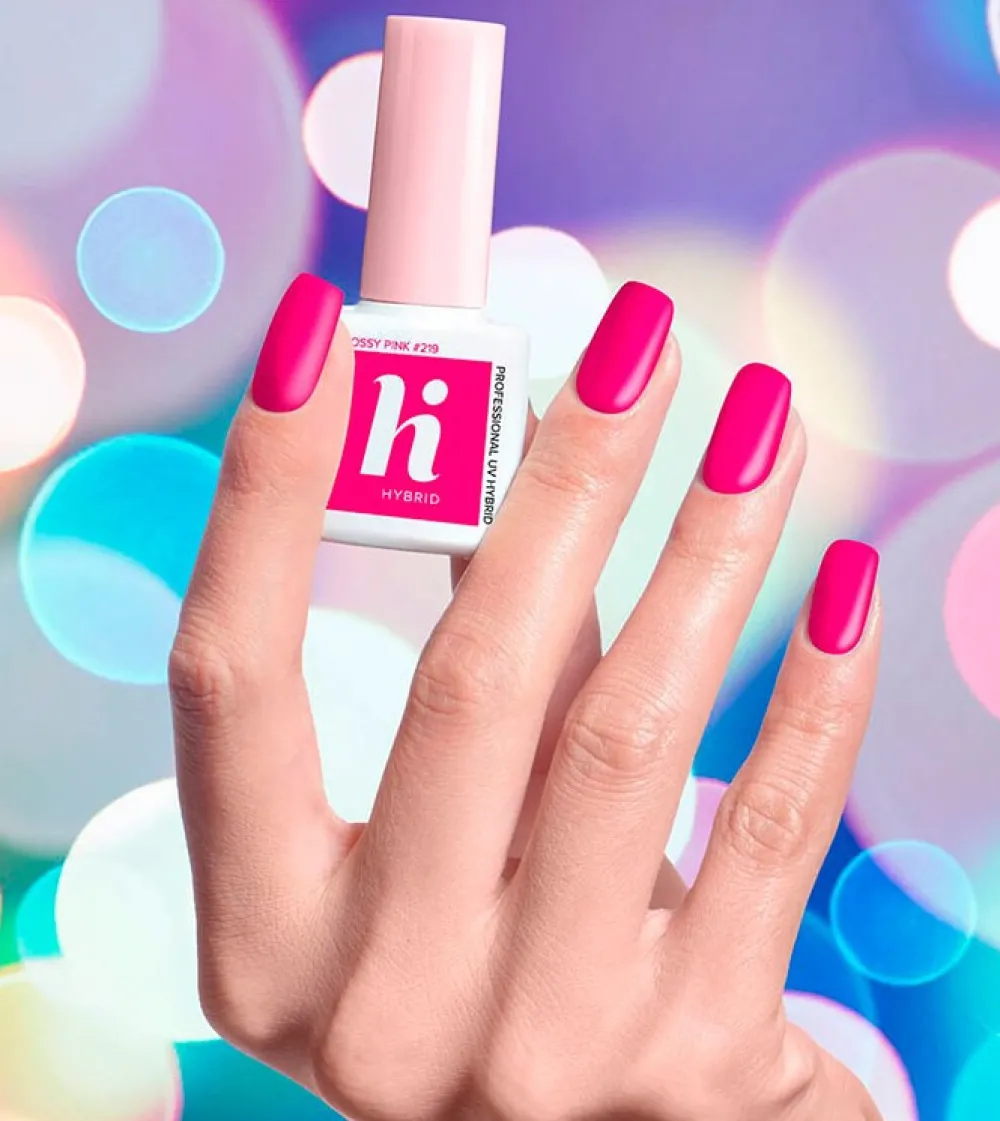 *Hi Party* - Esmalte de uñas semipermanente - 219: Glossy Pink>Hi Hybrid