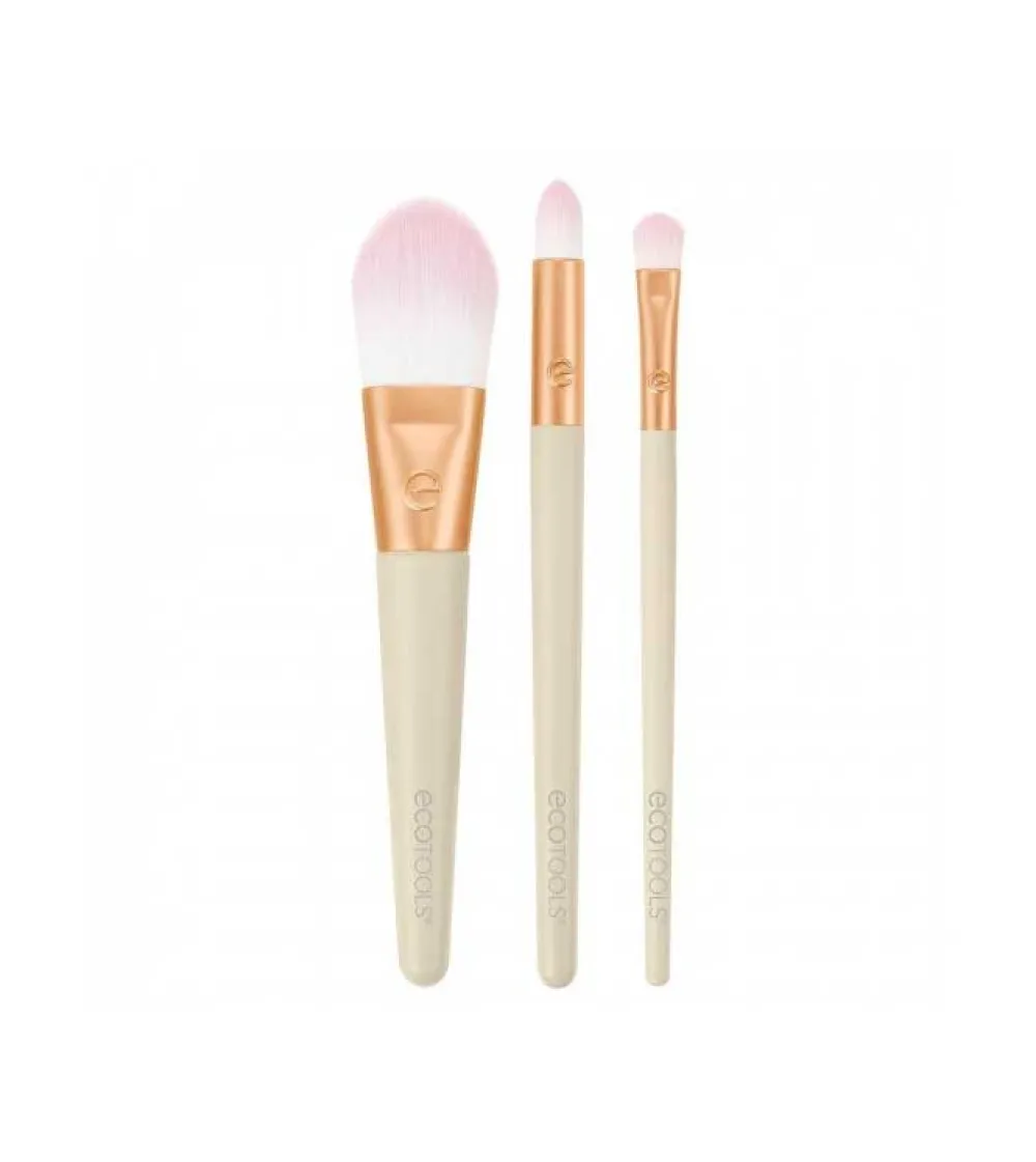 *Holiday* - Set de mini brochas de maquillaje Ready Set Glow>Ecotools Clearance