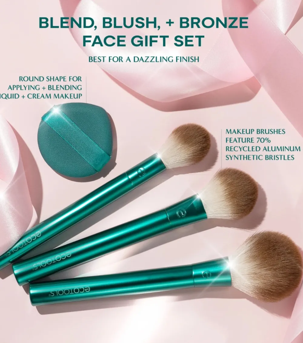 *Holidays* - Set de brochas Blend, Blush, + Bronze Face Set>Ecotools Best