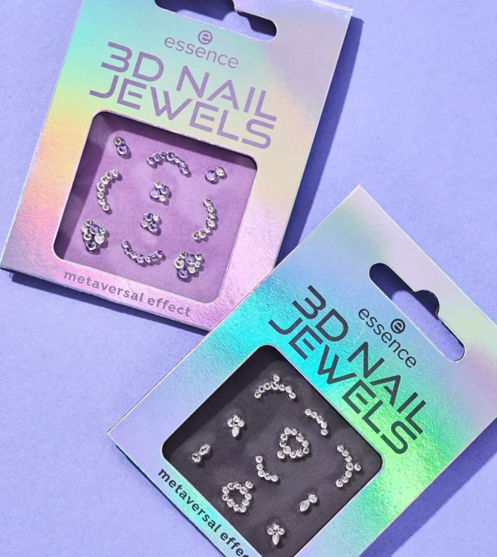 Joyas adhesivas para uñas en 3D - 01: Future Reality>essence Sale
