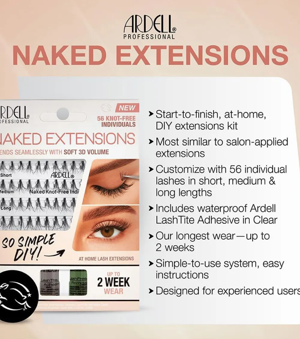 Kit de extensiones de pestañas Naked Extensions>Ardell Online