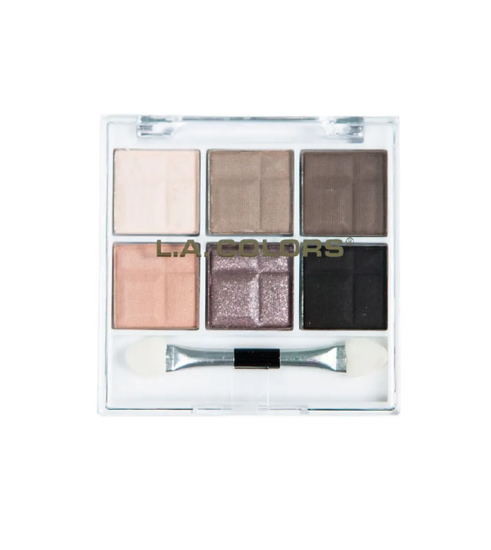 L.A Colors - Paleta de sombras de ojos 6 Color - CES464: In The Nude>L.A. Colors Clearance
