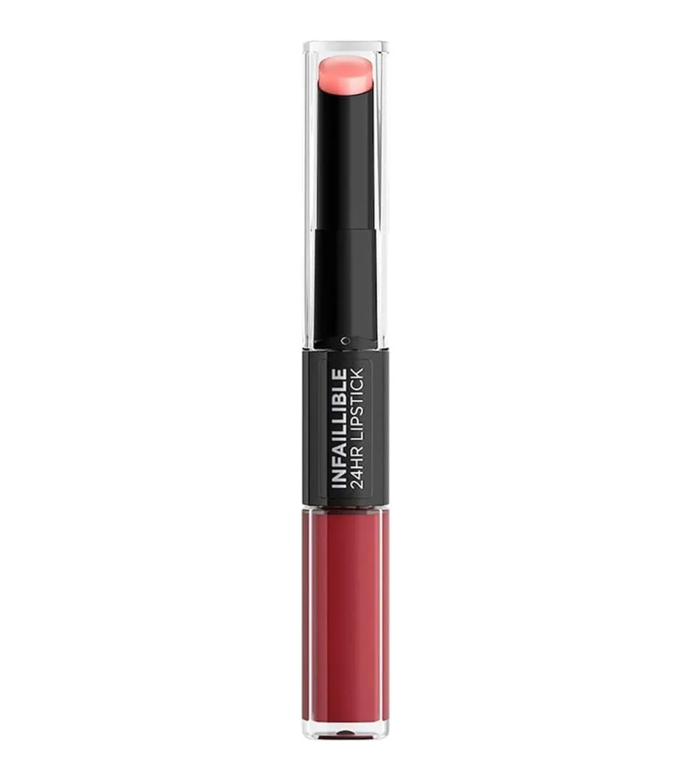 Labial líquido 2 pasos Infalible 24h - 502: Red To Stay>Loreal Paris Clearance