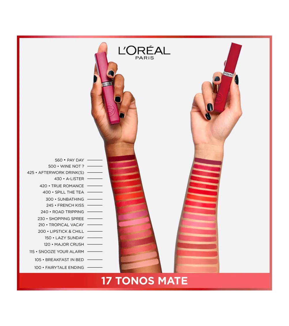 Labial líquido Infaillible Le Matte Resistance 16h - 115: Snooze your Alarm>Loreal Paris Online