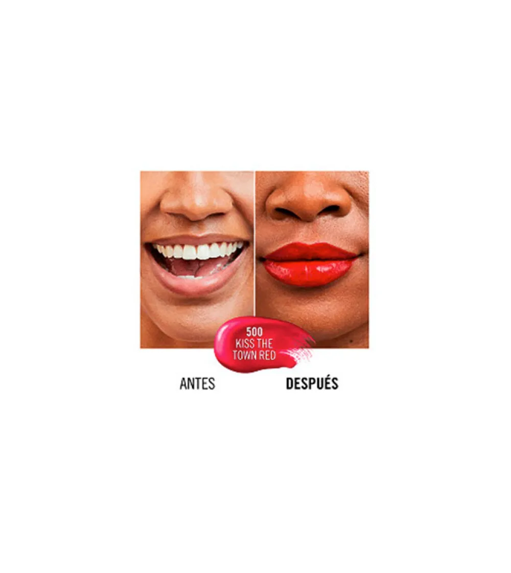 Labial líquido Lasting Provocalips -500: Kiss The Town Red>Rimmel London New