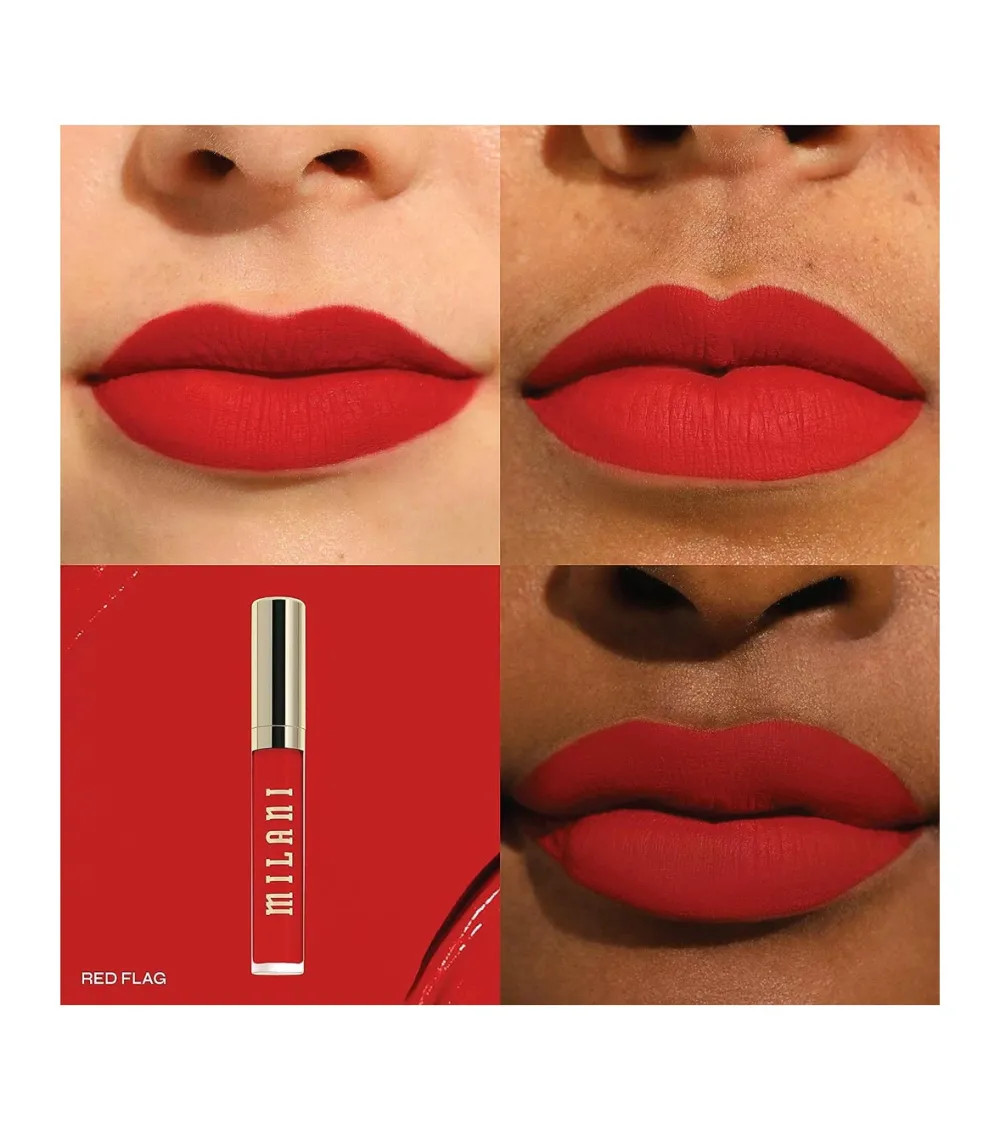Labial líquido mate Stay Put Longwear Liquid Lip - 210: Red Flag>Milani Hot