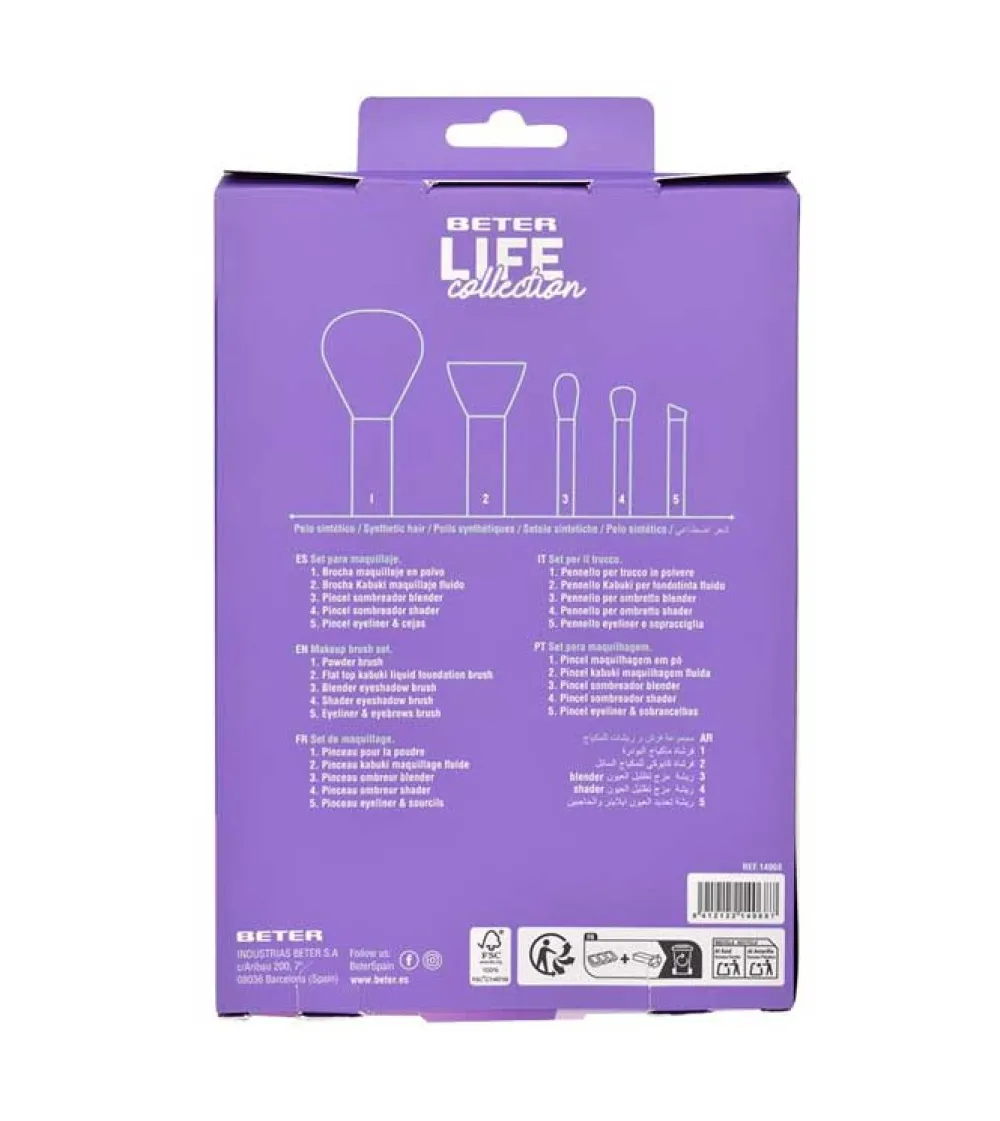 *Life Collection* - Set de brochas Make Up>Beter New