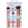 *Love IRL* - Set de brochas para rostro con limpiador Perfect Base Kit>Real Techniques