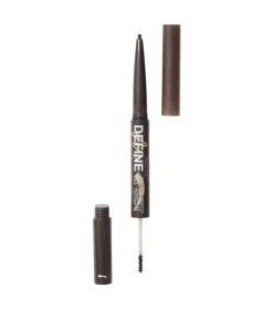 Lápiz de cejas + Gel con color Define & Set - Dark Brown>Technic Cosmetics Clearance