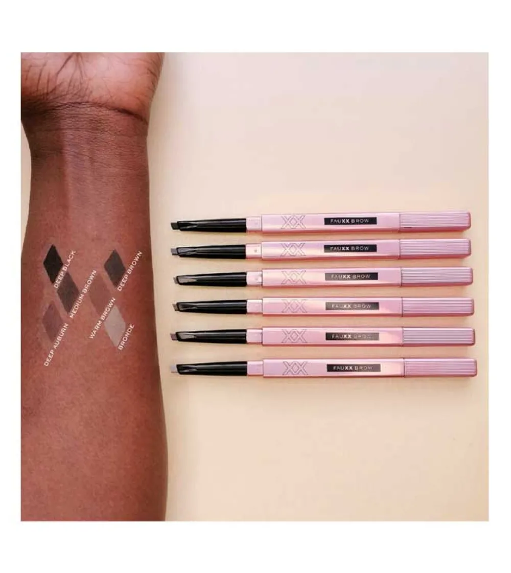 Lápiz de cejas Fauxx Brow - Deep Black>XX Revolution Best