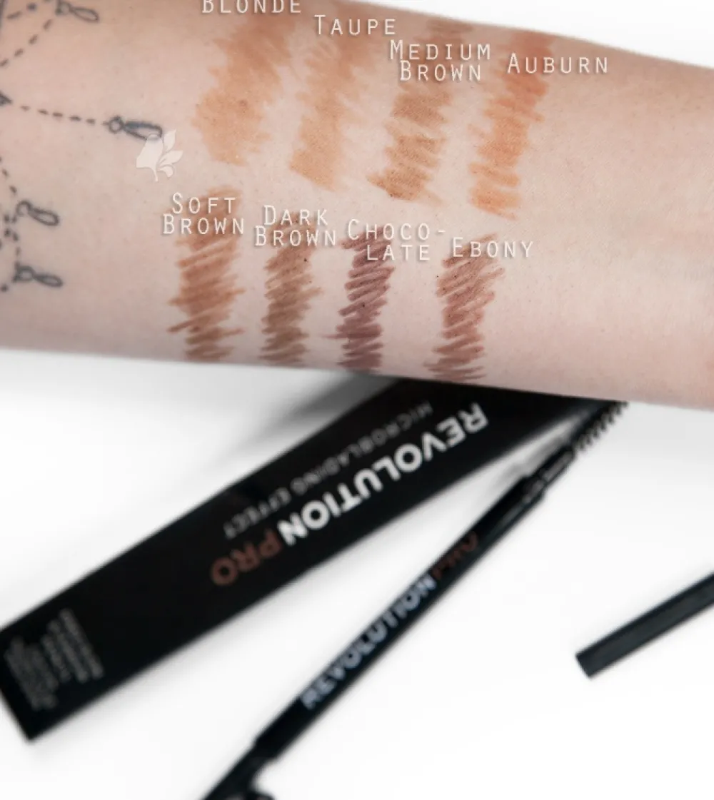 Lápiz de cejas Precision Microblading effect - Dark Brown>Revolution Pro Online