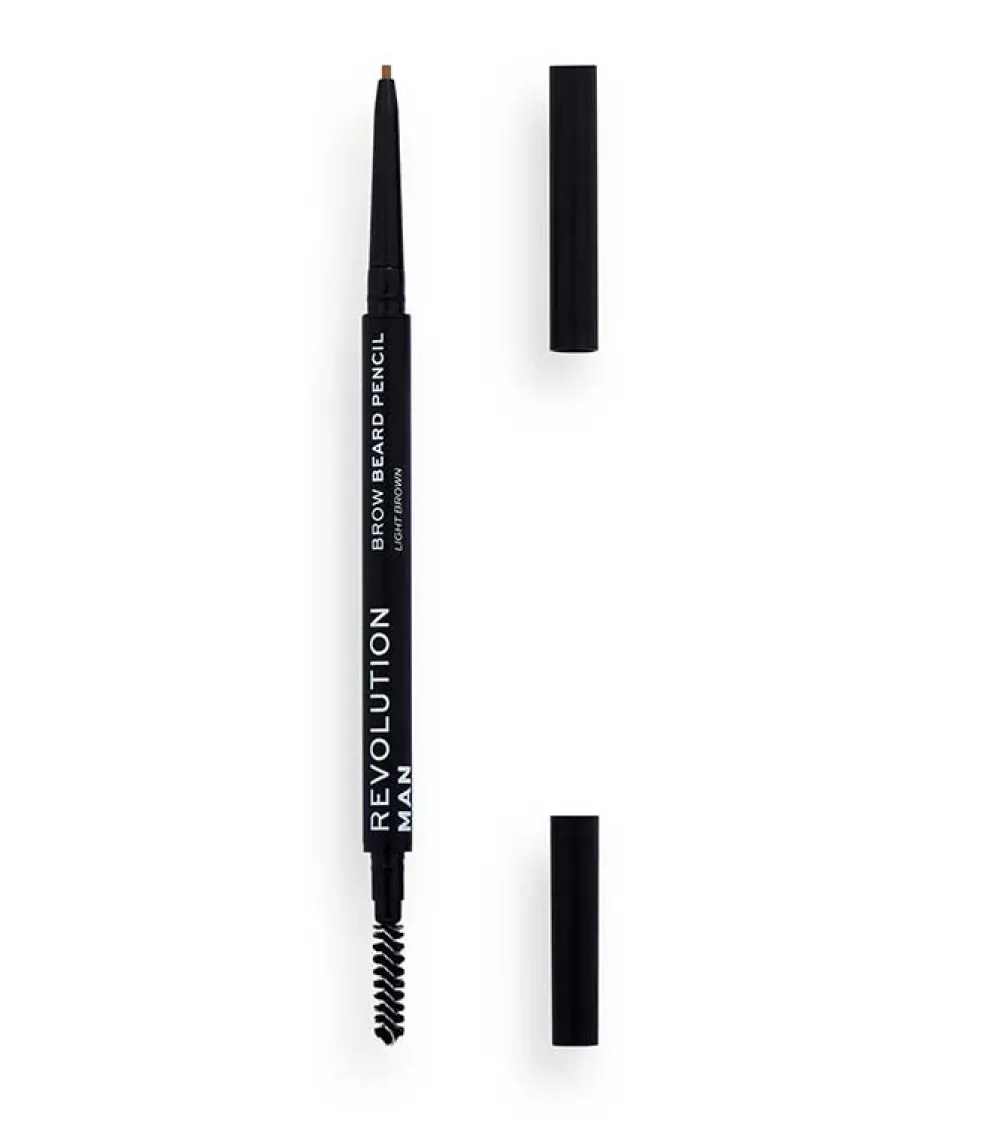 Lápiz de cejas y barba Brow Beard - Light Brown>Revolution Man Clearance