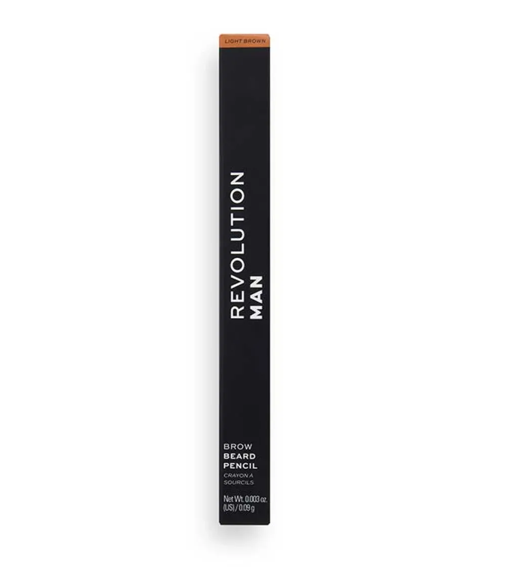 Lápiz de cejas y barba Brow Beard - Light Brown>Revolution Man Clearance