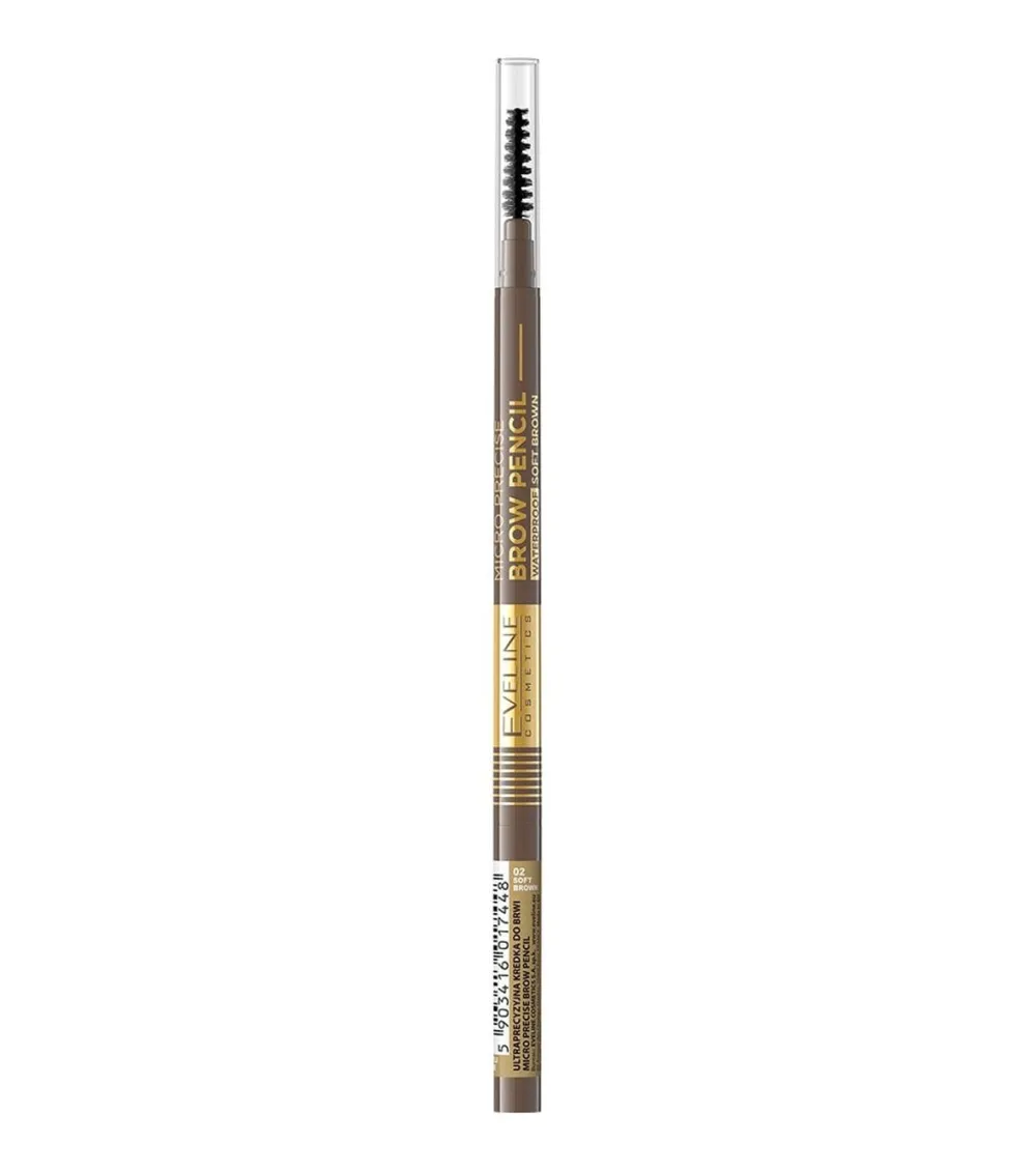 Lápiz para cejas Micro Precise - 02: Soft Brown>Eveline Cosmetics Online