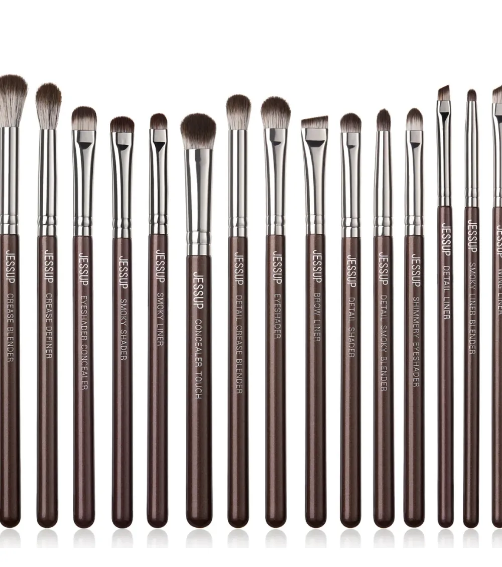 *Makeup Essentials in a Box* - Set de 15 brochas - Shimmer Brown>Jessup Beauty Best