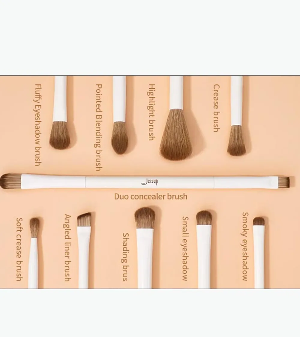 *Makeup Lover Collection* - Set de pinceles 10 piezas - T330: Light Gray>Jessup Beauty New
