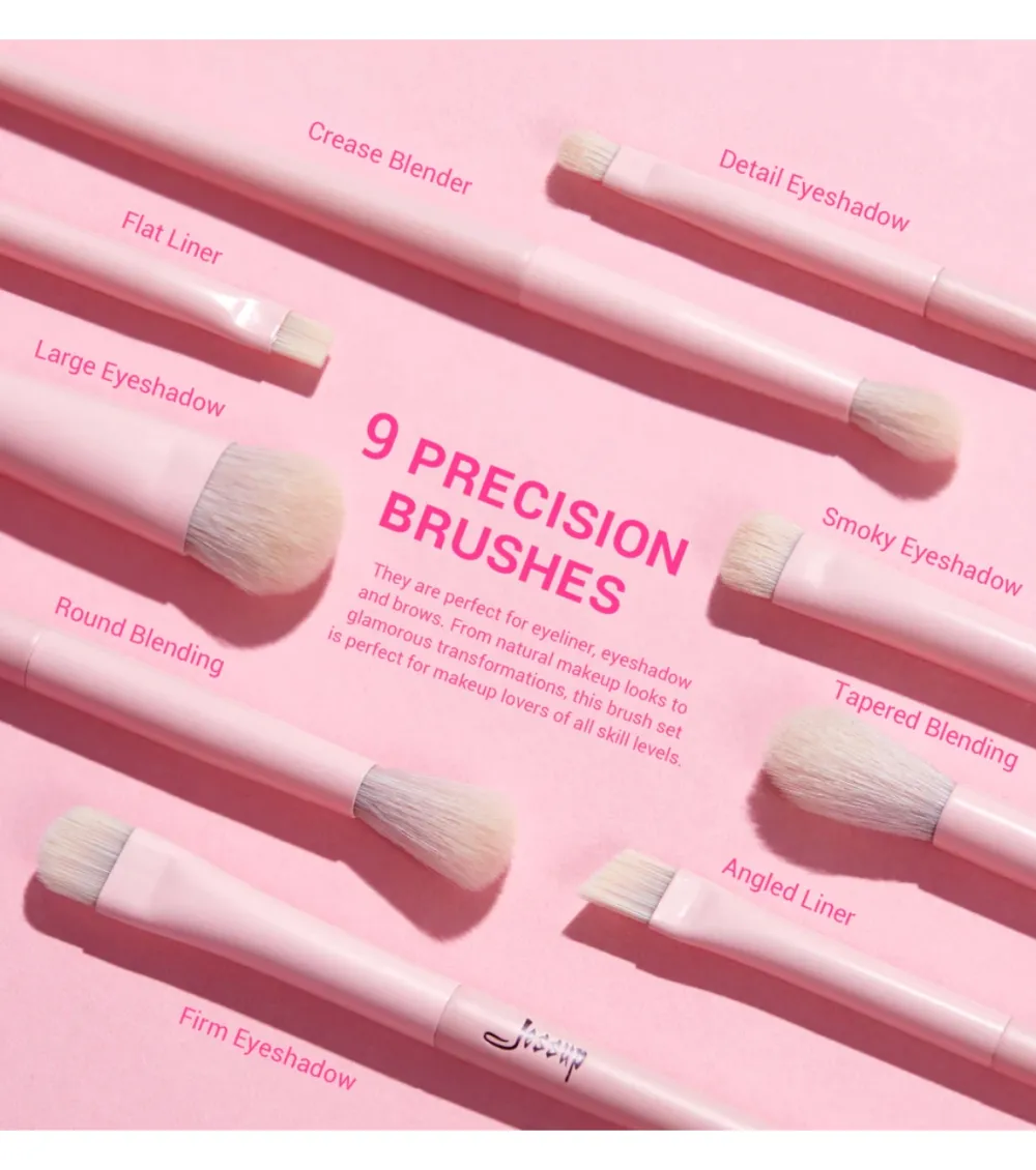 *Makeup Lover Collection IV* - Set de 14 brochas - Crystal Pink>Jessup Beauty Discount